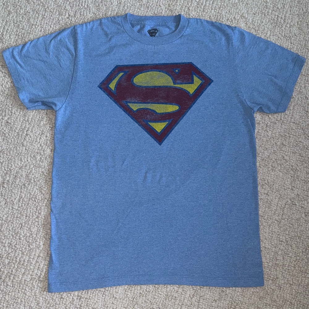 DC Comics Blue Superman Logo Tee